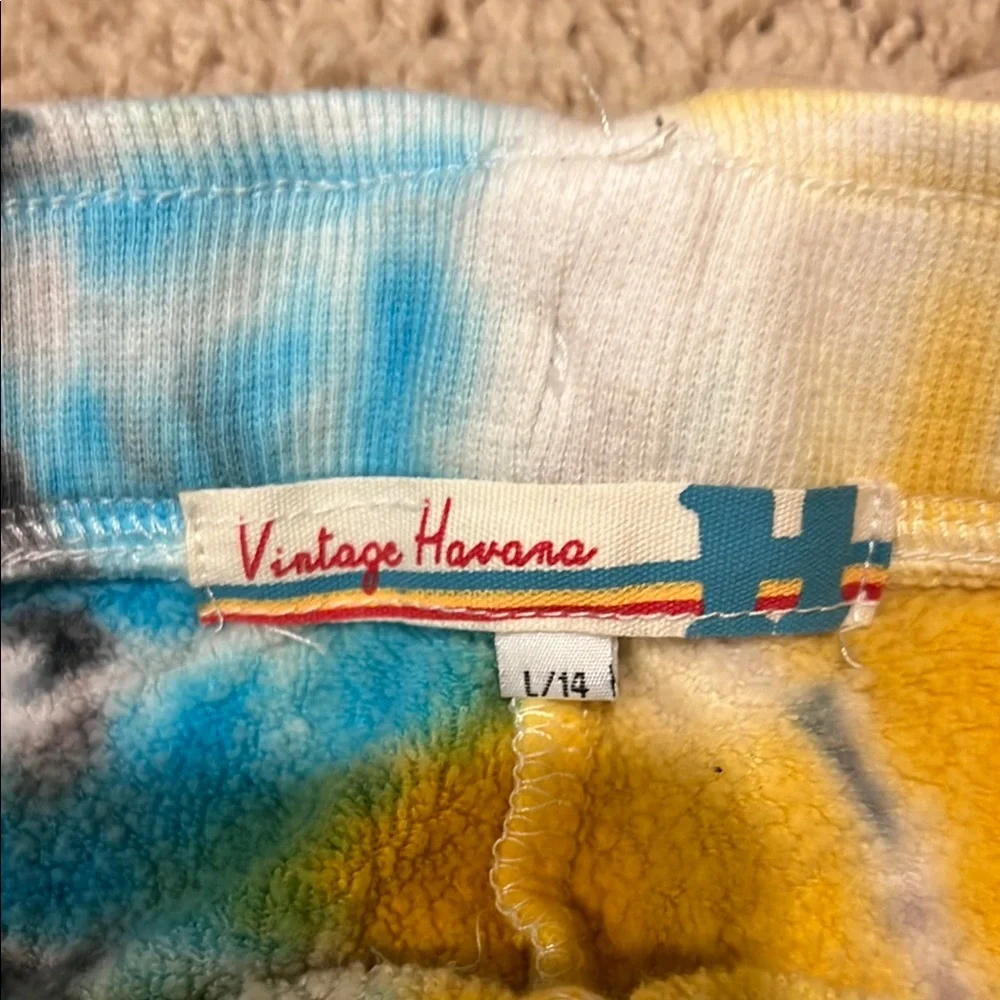 Vintage Havana Pink and Yellow Athletic Shorts - Picture 3 of 3